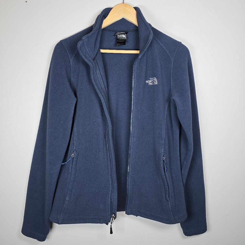 The North Face Women's Blue Fleece Zip Up Jacket Medium Outdoors Athleisure - Picture 16 of 16